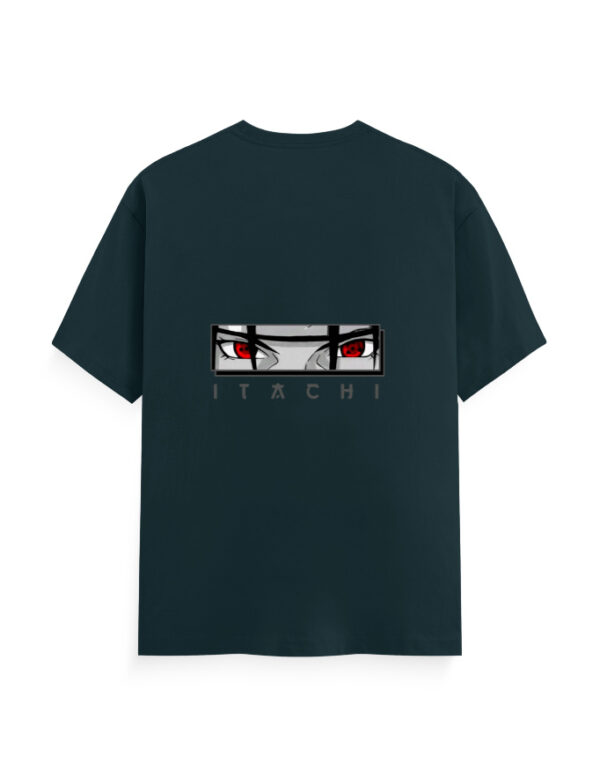 Itachi Eye T-Shirt – Unisex Classic Crew Neck for Naruto Fans - Image 2