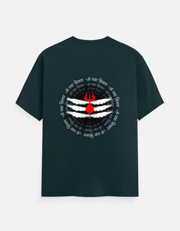 Shiva Trishul T-Shirt – ॐ नमः शिवाय Spiritual Graphic Tee - Image 2