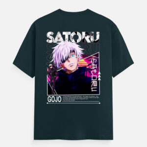 Gojo Satoru Anime T-Shirt - Oversized Jujutsu Kaisen Tee for Fans