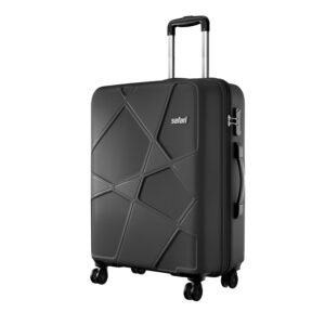 Safari Pentagon Pro Trolley Bag – 66cm Medium Size Check-in Hard Case Luggage with 8 Wheels