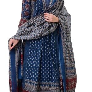KLOSIA Women Printed Anarkali Kurta Set